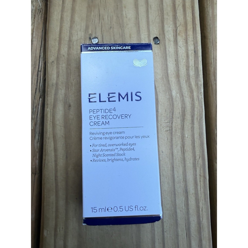 ELEMIS Peptide4 Eye Recovery Cream Reviving Eye Cream 0.5 fl oz /15mL NIB